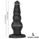 8.66in 11.81in 14.17in Heterosexual Animal Upgraded Dog Silicone Big Dildo