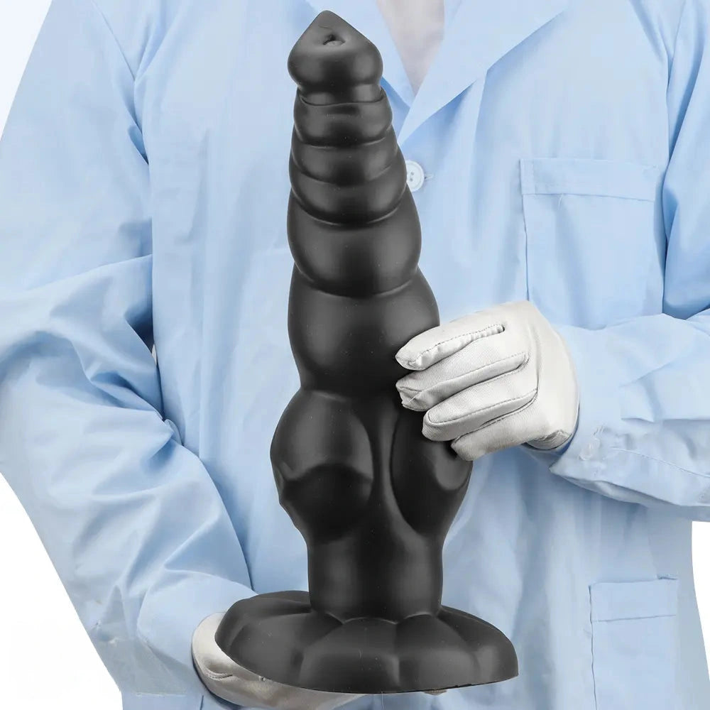 8.66in 11.81in 14.17in Heterosexual Animal Upgraded Dog Silicone Big Dildo