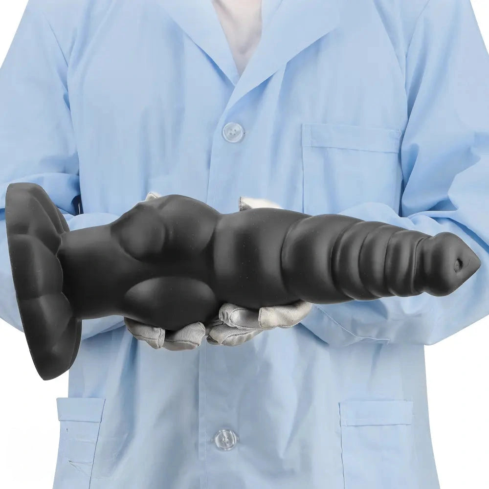 8.66in 11.81in 14.17in Heterosexual Animal Upgraded Dog Silicone Big Dildo