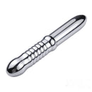 8.66in 3in1 Metal Dildo With Whip Pad For Anus BDSM Sex Toy
