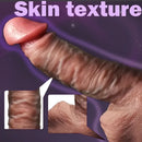 8.66in 4in1 Vibrating Thrusting Rotation Heating Automatic Dildo