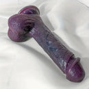 8.66in 8.74in 10.43in Big Ebony Silicone Flexible Dildo For Adult Women
