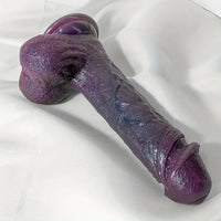 8.66in 8.74in 10.43in Big Ebony Silicone Flexible Dildo For Adult Women