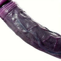 8.66in 8.74in 10.43in Big Ebony Silicone Flexible Dildo For Adult Women