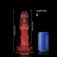 8.66in 8.97in Soft Body Large Self Vaguenessy Body Shaped Dragon Dildo