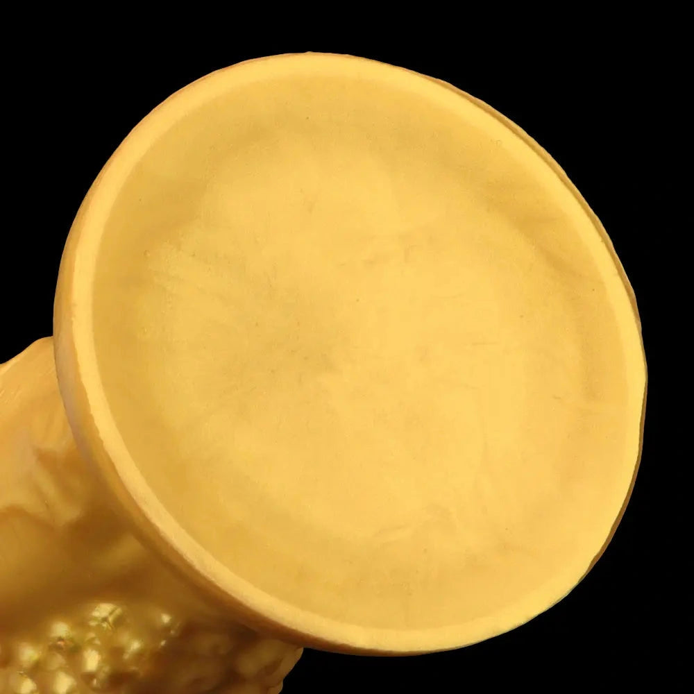 8.66in 9.06in 9.84in 11.42in 12.4in Golden Silicone Fantasy Soft Dildo