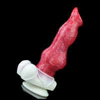 8.66in 9.45in 11.6in Large Dog Knot Silicone Soft Dildo For G-Spot Anus
