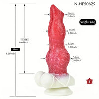 8.66in 9.45in 11.6in Large Dog Knot Silicone Soft Dildo For G-Spot Anus