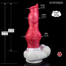 8.66in 9.45in 11.6in Large Dog Knot Silicone Soft Dildo For G-Spot Anus