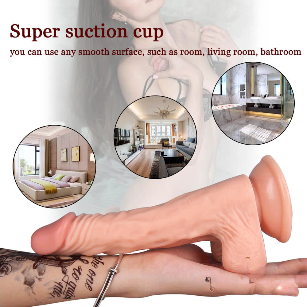 8.66in 9.85in Automatic Electric Swing Vibrating Dildo Sex Toy