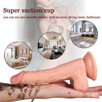 8.66in 9.85in Automatic Electric Swing Vibrating Dildo Sex Toy