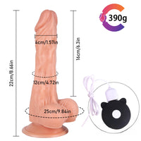 8.66in 9.85in Automatic Electric Swing Vibrating Dildo Sex Toy
