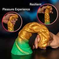 8.66in Alien Realistic Simulation SM Toy Liquid Silicone SM Rear Play Dildo