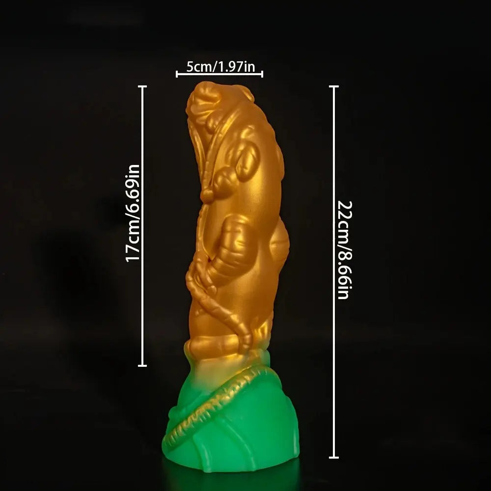 8.66in Alien Realistic Simulation SM Toy Liquid Silicone SM Rear Play Dildo