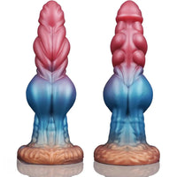8.66in Big Knot Silicone Fantasy Dildo For Lifelike G-Spot Stimulation