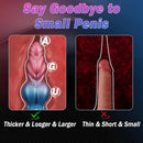 8.66in Big Knot Silicone Fantasy Dildo For Lifelike G-Spot Stimulation