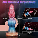 8.66in Big Knot Silicone Fantasy Dildo For Lifelike G-Spot Stimulation