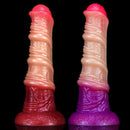 8.66in Big Long Thick 3D Printed Dildo Animal Horse Ombre Sex Toy