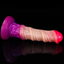 8.66in Big Long Thick 3D Printed Dildo Animal Horse Ombre Sex Toy