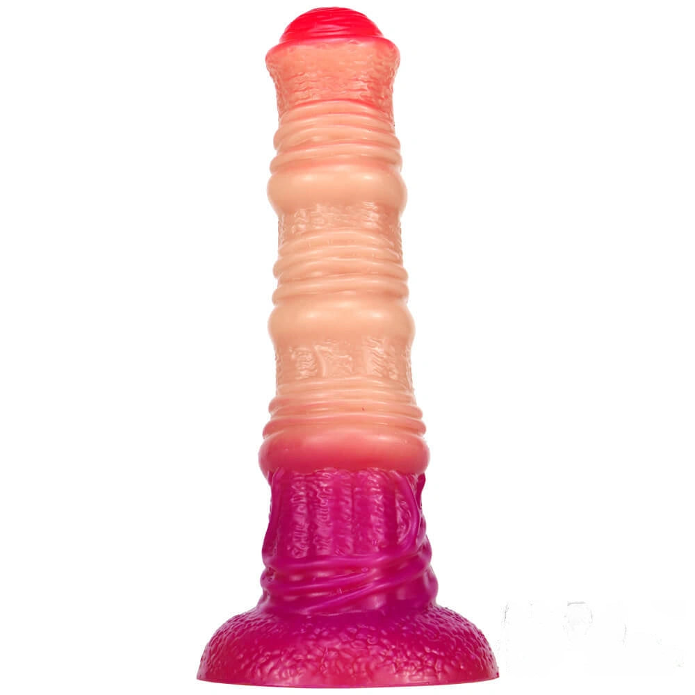 8.66in Big Long Thick 3D Printed Dildo Animal Horse Ombre Sex Toy