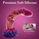 8.66in Big Monster Fantasy Silicone Soft Dildo For Couples Men Women