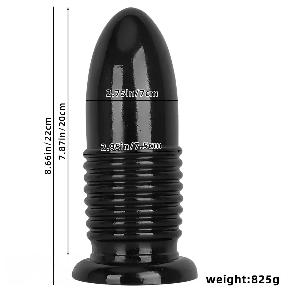 8.66in Big PVC Butt Plug Dildo Intimate Fun Adult Toy For Women Couples