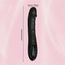 8.66in Black Big Vibrating Dildo Automatic Electric Adult Sex Toy