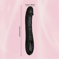 8.66in Black Big Vibrating Dildo Automatic Electric Adult Sex Toy
