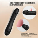 8.66in Black Big Vibrating Dildo Automatic Electric Adult Sex Toy