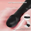 8.66in Black Big Vibrating Dildo Automatic Electric Adult Sex Toy
