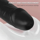 8.66in Black Big Vibrating Dildo Automatic Electric Adult Sex Toy