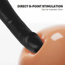 8.66in Black Big Vibrating Dildo Automatic Electric Adult Sex Toy