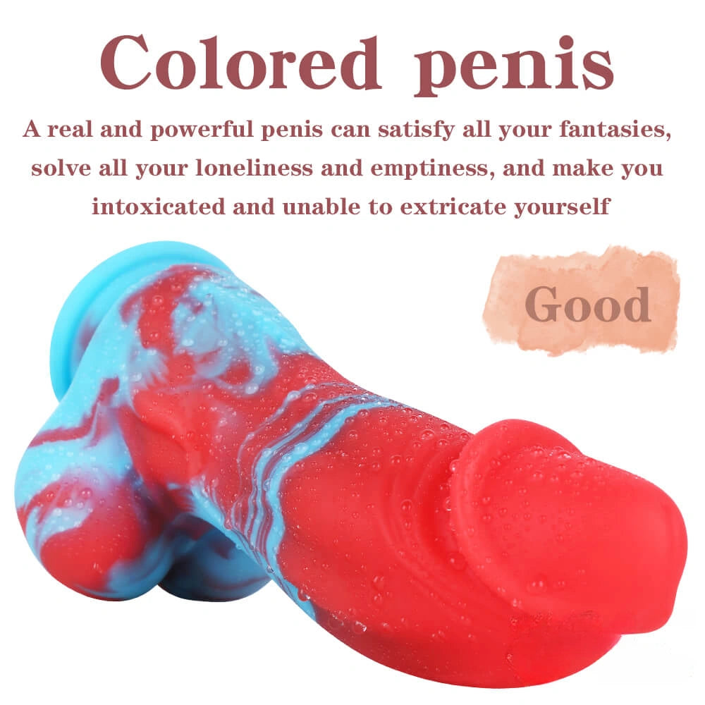 8.66in Black Men Big Thick Dildo With Suction Cup
