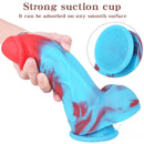 8.66in Black Men Big Thick Dildo With Suction Cup