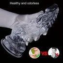 8.66in Clear Huge Spiked Monster Fantasy Dildo For Women Love Sex Toy