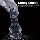 8.66in Clear Huge Spiked Monster Fantasy Dildo For Women Love Sex Toy