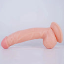 8.66in Curved Lifelike Feeling Dildo For Beginner Men Women Couples 18+