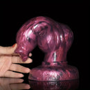 8.66in Dog Penis Knot Silicone Soft Big Animal Dildo With Suction Cup