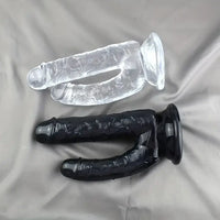 8.66in Double-Ended Dildo Realistic Adult Toy Female Pleasure Device