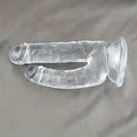 8.66in Double-Ended Dildo Realistic Adult Toy Female Pleasure Device