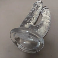 8.66in Double-Ended Dildo Realistic Adult Toy Female Pleasure Device