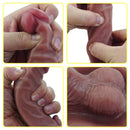 8.66in Double-layer Liquid Silicone Dildo For Female With Sitting Standing