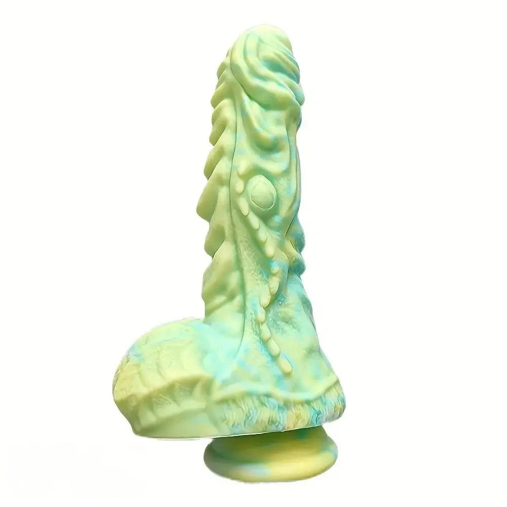 8.66in Dragon Giant Fantasy Odd Reality Thick G-spot Soft Silicone Anal Dildo