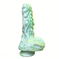 8.66in Dragon Giant Fantasy Odd Reality Thick G-spot Soft Silicone Anal Dildo