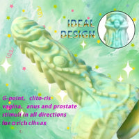 8.66in Dragon Giant Fantasy Odd Reality Thick G-spot Soft Silicone Anal Dildo