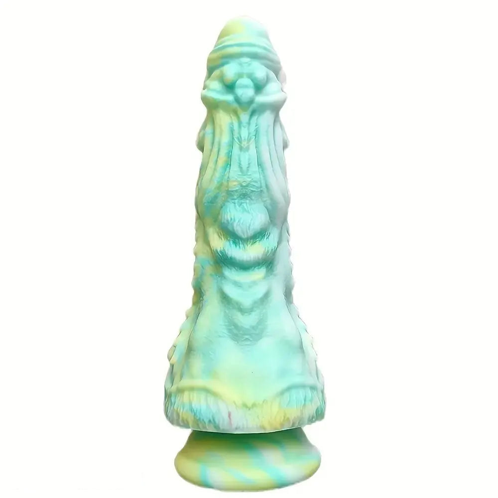 8.66in Dragon Giant Fantasy Odd Reality Thick G-spot Soft Silicone Anal Dildo