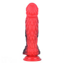 8.66in Dragon Monster Liquid Silicone Soft Big Dildo For Adult Pleasure