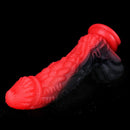 8.66in Dragon Monster Liquid Silicone Soft Big Dildo For Adult Pleasure