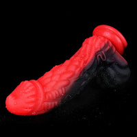 8.66in Dragon Monster Liquid Silicone Soft Big Dildo For Adult Pleasure