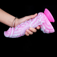 8.66in Dragon Monster Liquid Silicone Soft Big Dildo For Adult Pleasure